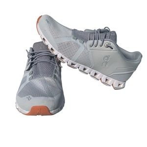Women’s On Running shoes size 8.5 glacier white (light gray)
